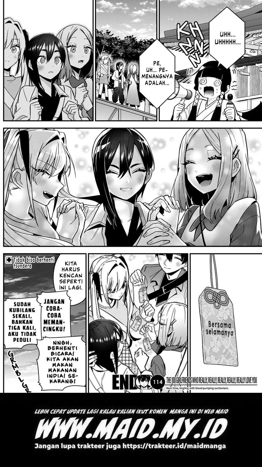 Kimi no Koto ga Dai Dai Dai Dai Daisuki na 100-ri no Kanojo chapter 114